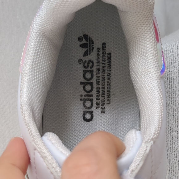 NWOT Superstar Hardshell Iridescent Shoes Women's 7.5 - Picture 6 of 10